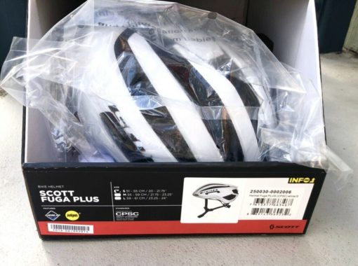 Scott Fuga Plus (Cpsc) Helmet White HALO Fit - Small