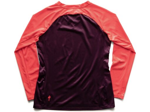 Specialized Women's Andorra Long Sleeve Jersey Cast Berry / Acid Lava Mirror - M