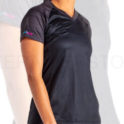 Specialized Women's Andorra Short Sleeve Jersey Black / Charcoal Lightspeed - M