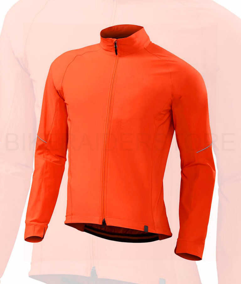 Specialized Men’s Deflect Cycling Jacket Neon Orange – Medium | Bikeraider