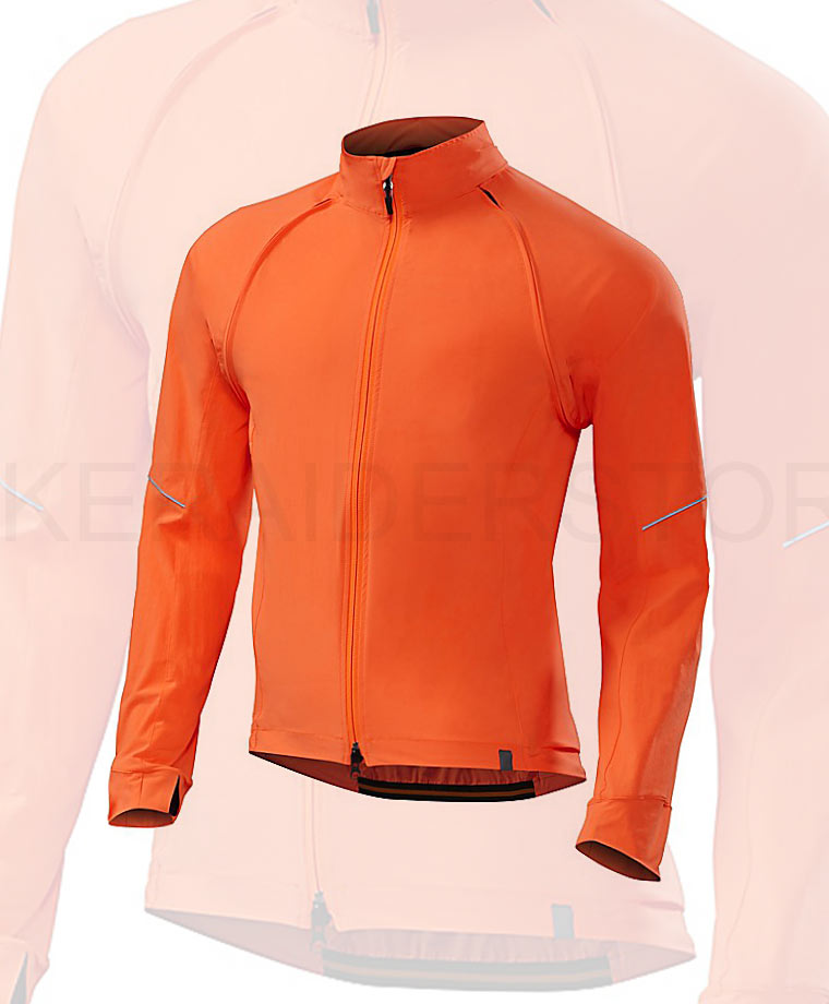Specialized Men’s Deflect Hybrid Cycling Jacket Neon Orange – Medium ...