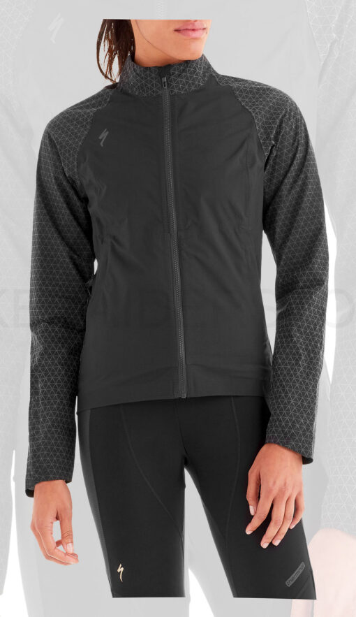 Specialized Women's Deflect Reflect H2O Cycling Jacket Black Brand New - M