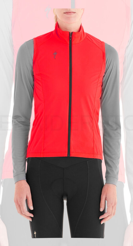 Specialized Women's Deflect Wind Vest Rocket Red - Medium