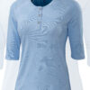 Specialized Women's Utility 3/4 Sleeve Cycling Jersey Sky Blue - Medium