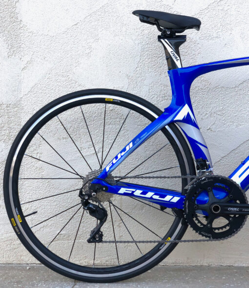 Fuji Norcom Straight 2.1 Shimano 105 Carbon Triathlon TT Bicycle 53 cm M/L Mavic