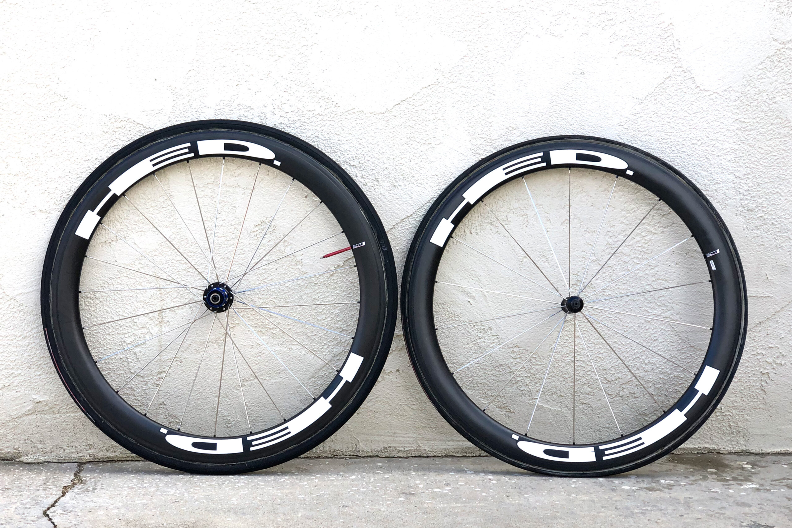HED Stinger 6 Professional Road Bike Carbon Tubular Wheelset Rim Brake