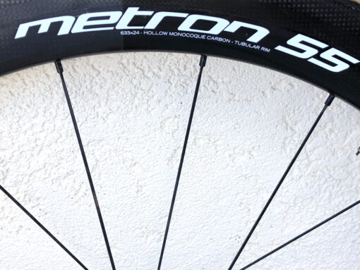 Vision Metron 55 SL Carbon Road Bike Tubular Rim Brake Wheel Set 11 sp Ceramic Bearings