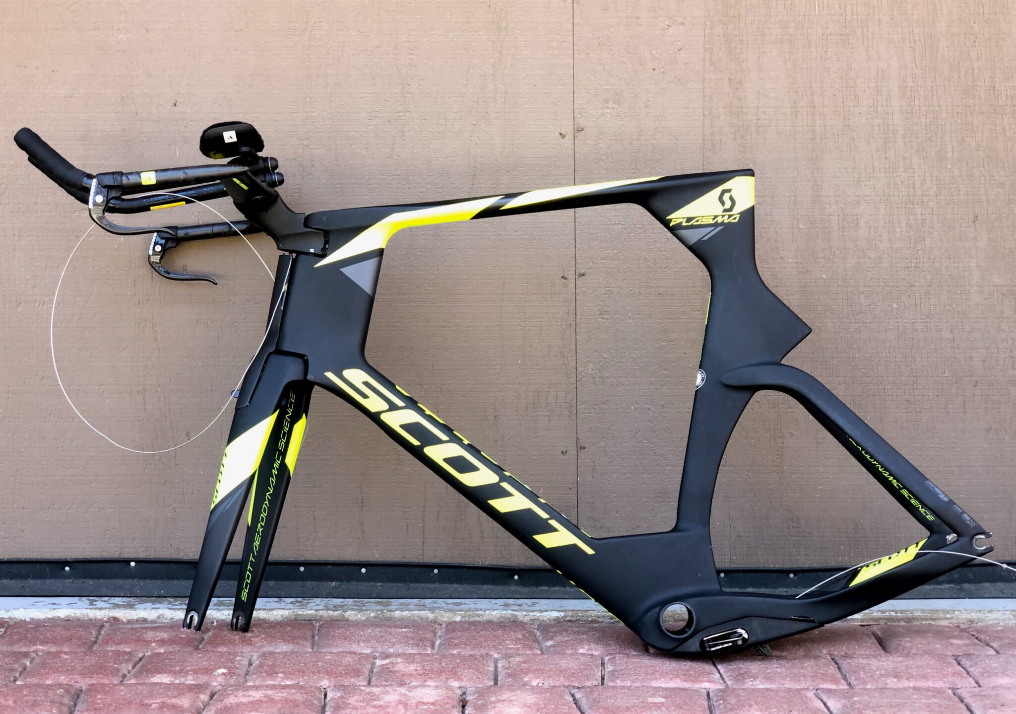 Scott Plasma 5 Pro Team Issue Carbon TT Triathlon Bike Frameset Dura ...