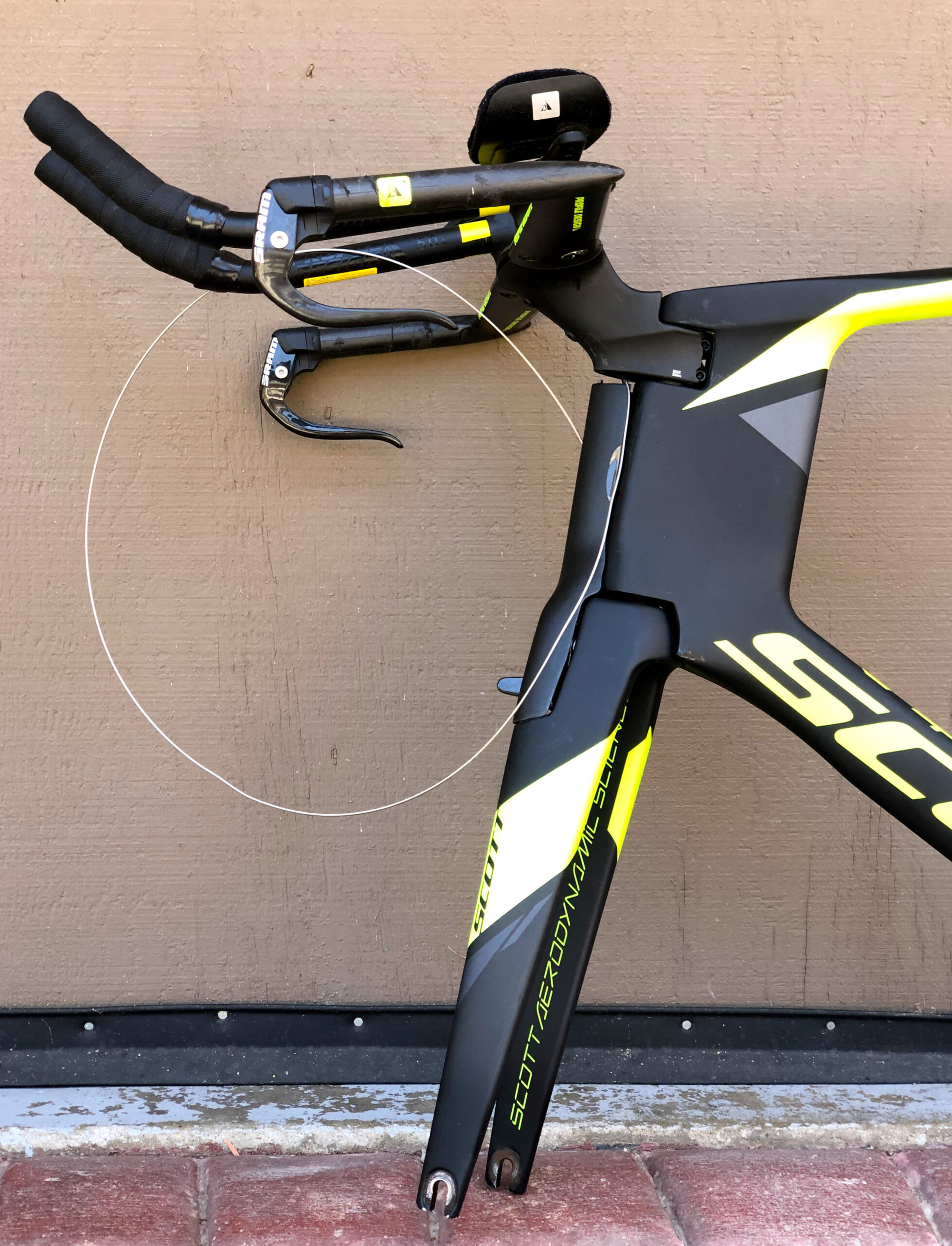 Scott Plasma 5 Pro Team Issue Carbon TT Triathlon Bike Frameset Dura Ace XL