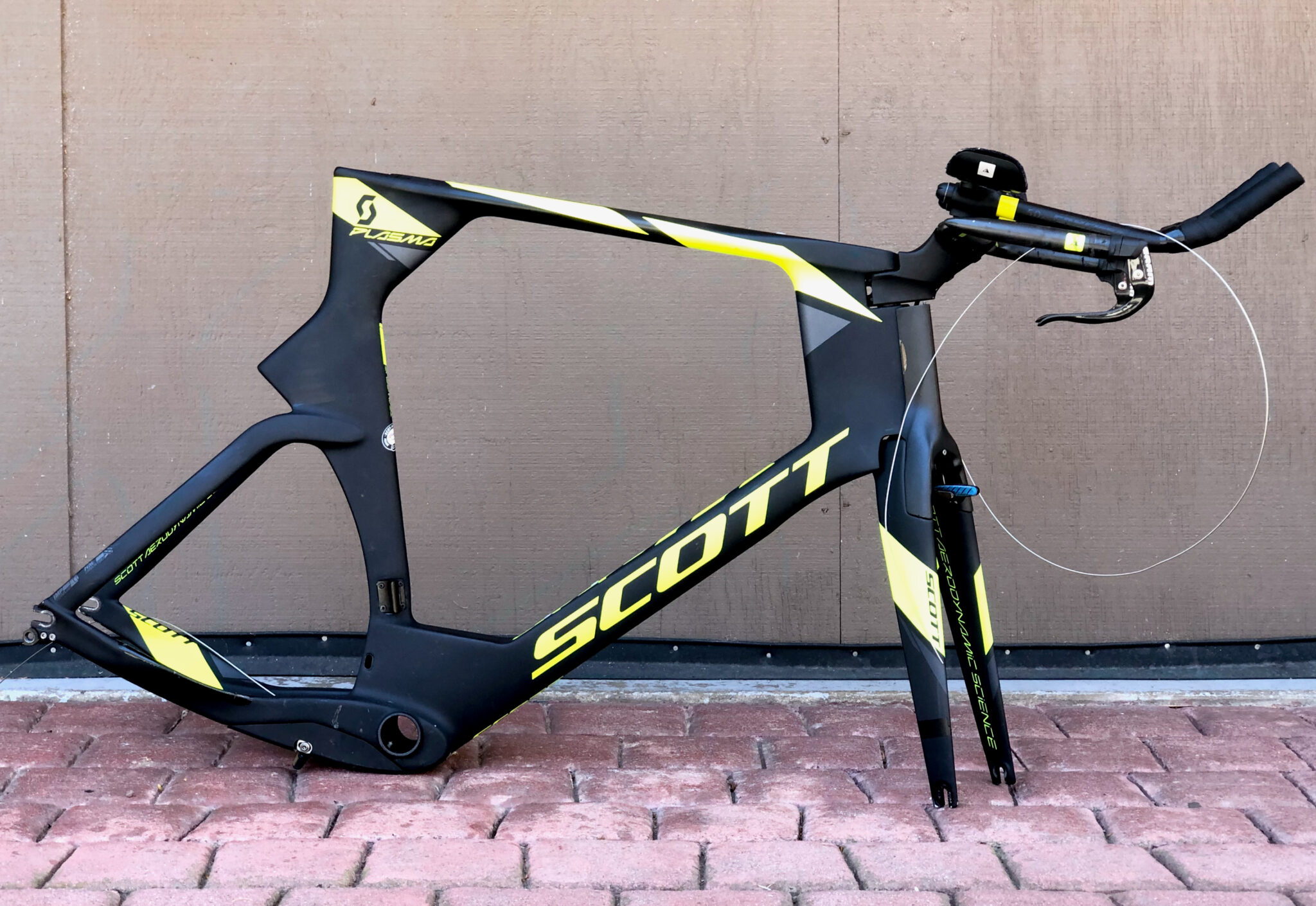 Scott Plasma 5 Pro Team Issue Carbon TT Triathlon Bike Frameset Dura Ace XL | Bikeraider