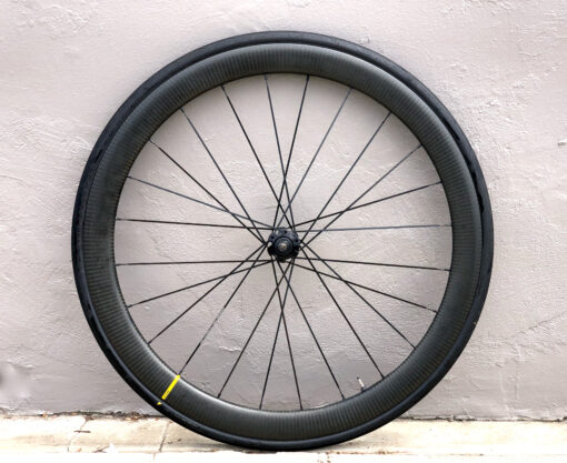 Mavic Cosmic Pro Carbon SL UST Tubeless Disc Front Road Bike Wheel Thru Axle