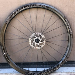 Reynolds Assault SLG Carbon Disc Tubular Aero Road Bike Wheelset 11 sp w/ Rotors