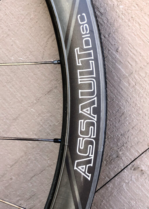 Reynolds Assault SLG Carbon Disc Tubular Aero Road Bike Wheelset 11 sp w/ Rotors