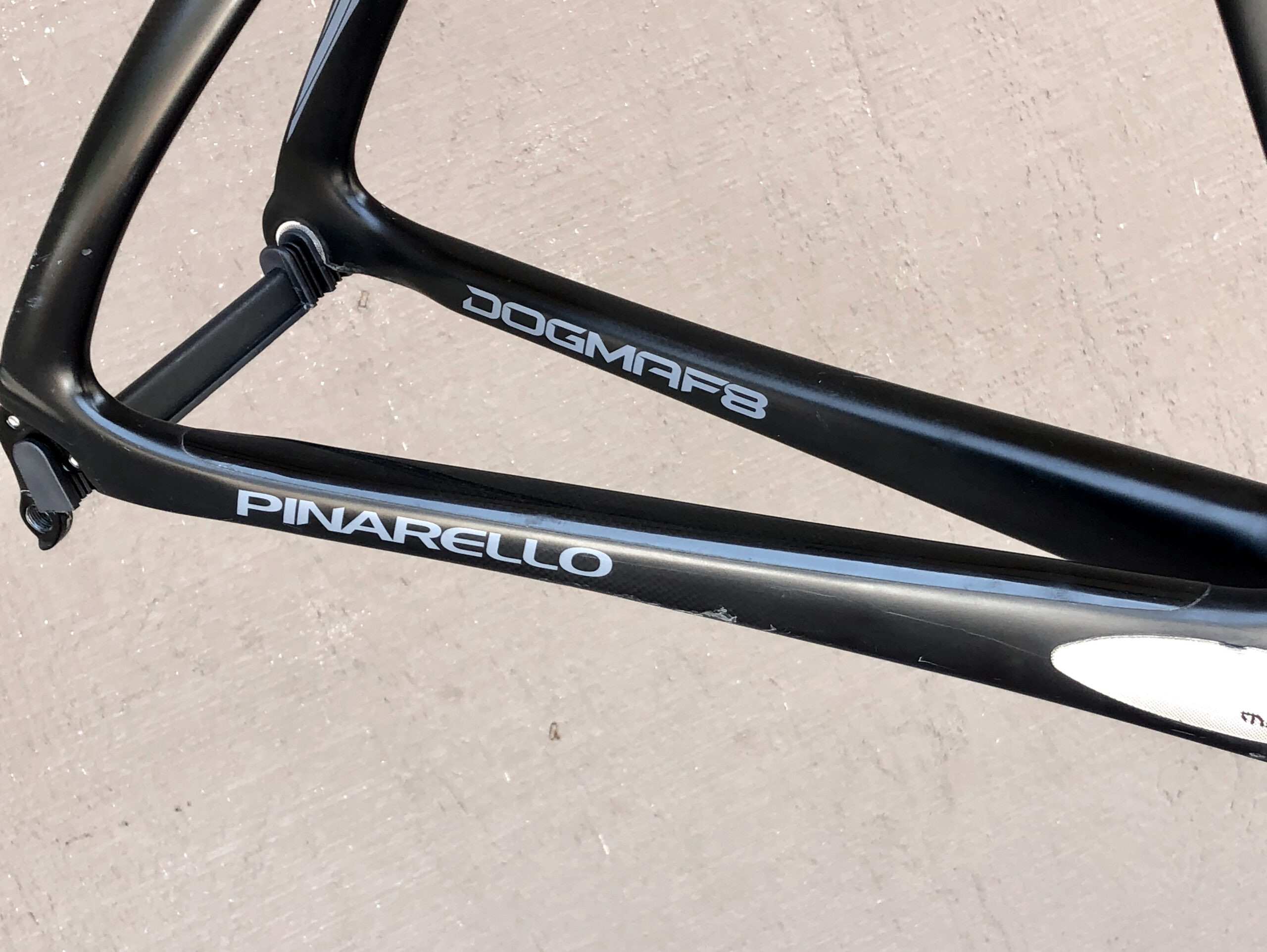 Pinarello Dogma F8 Full Carbon Road Frameset 53 cm Tour de France winner bicycle