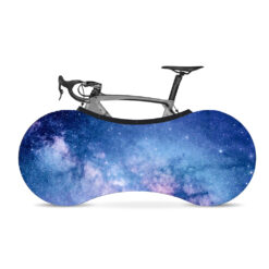 Indoor Bike Water Resistant Anti Dust Wheels Cover for Storage and Transportation - Milky Way