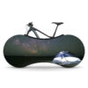 Indoor Bike Water Resistant Anti Dust Wheels Cover for Storage and Transportation - Starry Night