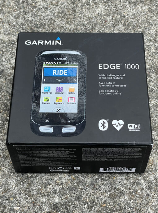 Garmin Edge 1000 GPS Bike Cycling Computer Touchscreen w/ mount