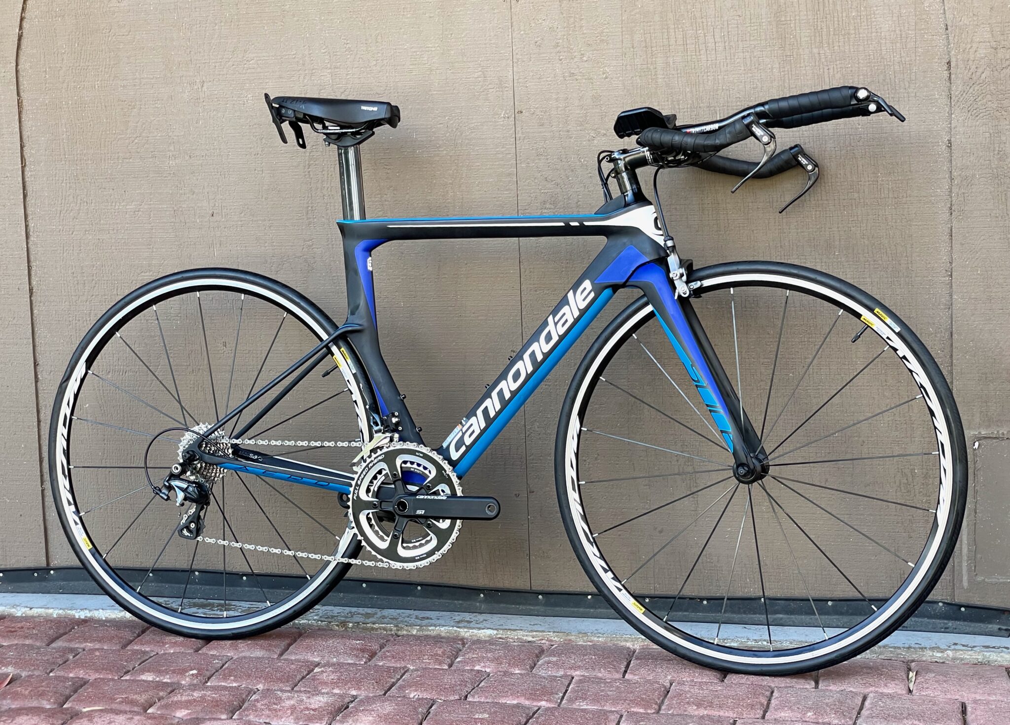 Cannondale Slice Carbon TT Time Trial Triathlon Bike 11 sp Ultegra 6800 ...