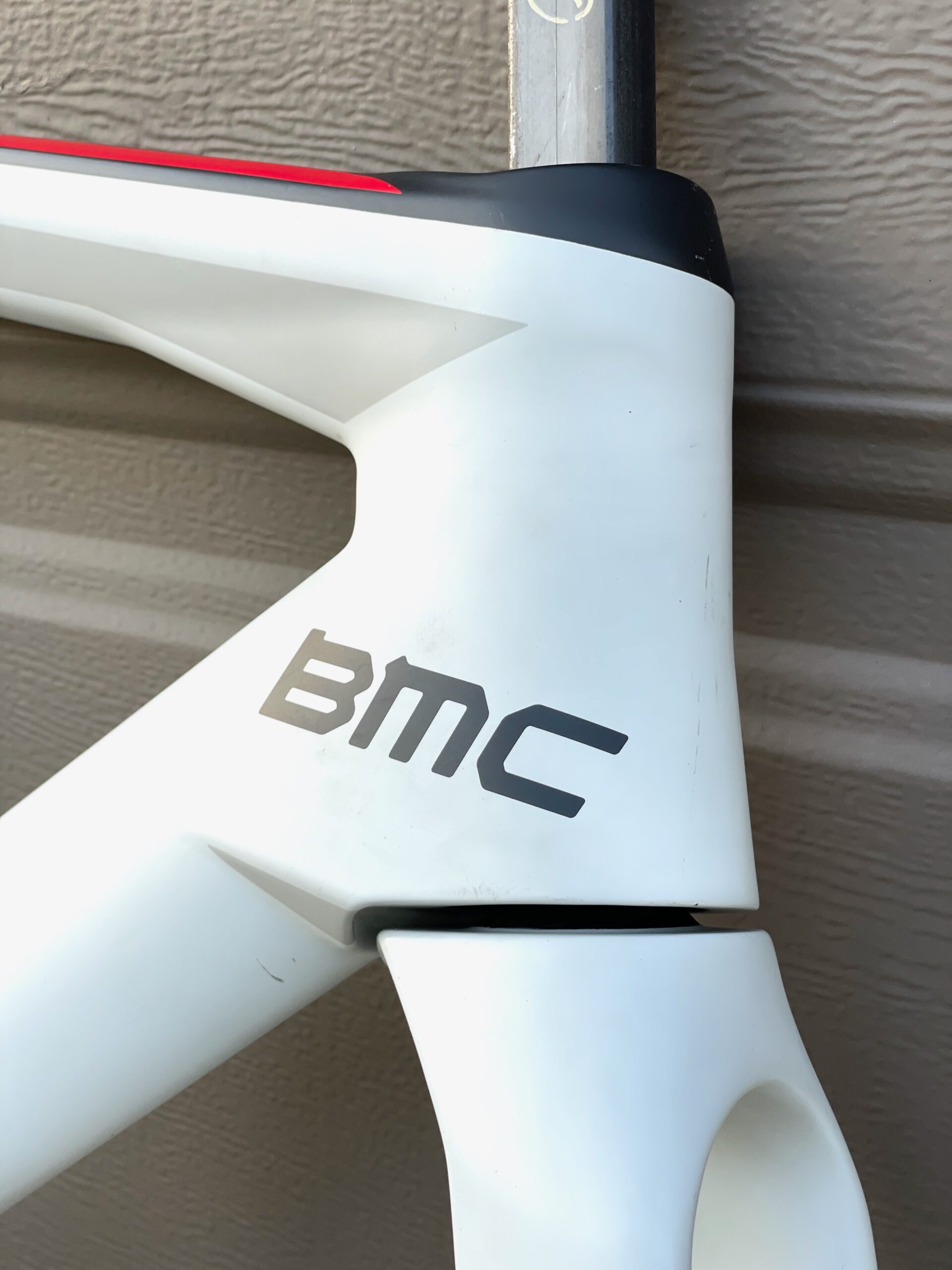 2020 BMC Timemachine Road 01 TMR01 Disc Carbon Pro Triathlon Tri Frameset 54 cm Off White