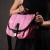 Timbuk2 Click Messenger Style Tote Bag Cross Body Shoulder Nylon Small Pink
