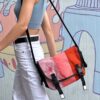 Timbuk2 Classic Messenger Bag XS Cross Body Shoulder Strap Pink Coral