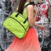 Timbuk2 Marina Padded Laptop Handbag Shoulder Bag Tote Chartreuse Yellow Green