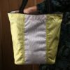 Timbuk2 Ballistic Cargo Market Travel Tote Shopping Bag Lime Yellow White XL