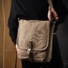 Timbuk2 Single Speed Relay Cross Body Messenger Bag Brown Canvas