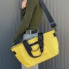 Timbuk2 Cargo Tote M Shoulder Strap Heavy Duty Shopping Bag Soft Yellow