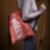 Timbuk2 Cinch Pack Daypack Drawstring Backpack Sack String Sport Bag Coral Pink
