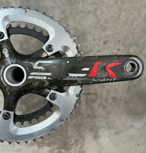 FSA SL-K LIGHT Carbon Road Bike Crankset 53/39t 172.5mm 130 Mm BCD ...